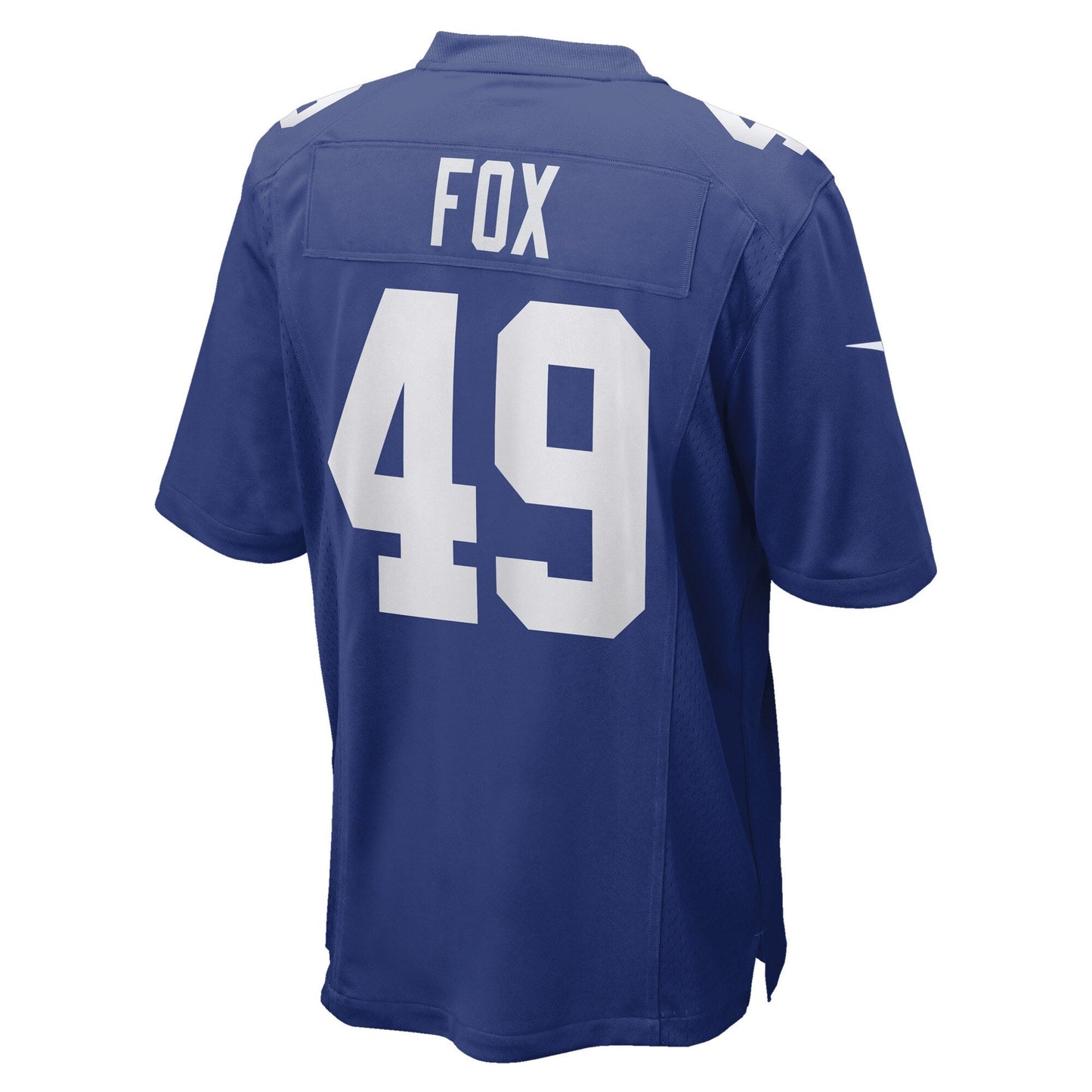 Tomon Fox New York Giants Game Jersey - Royal