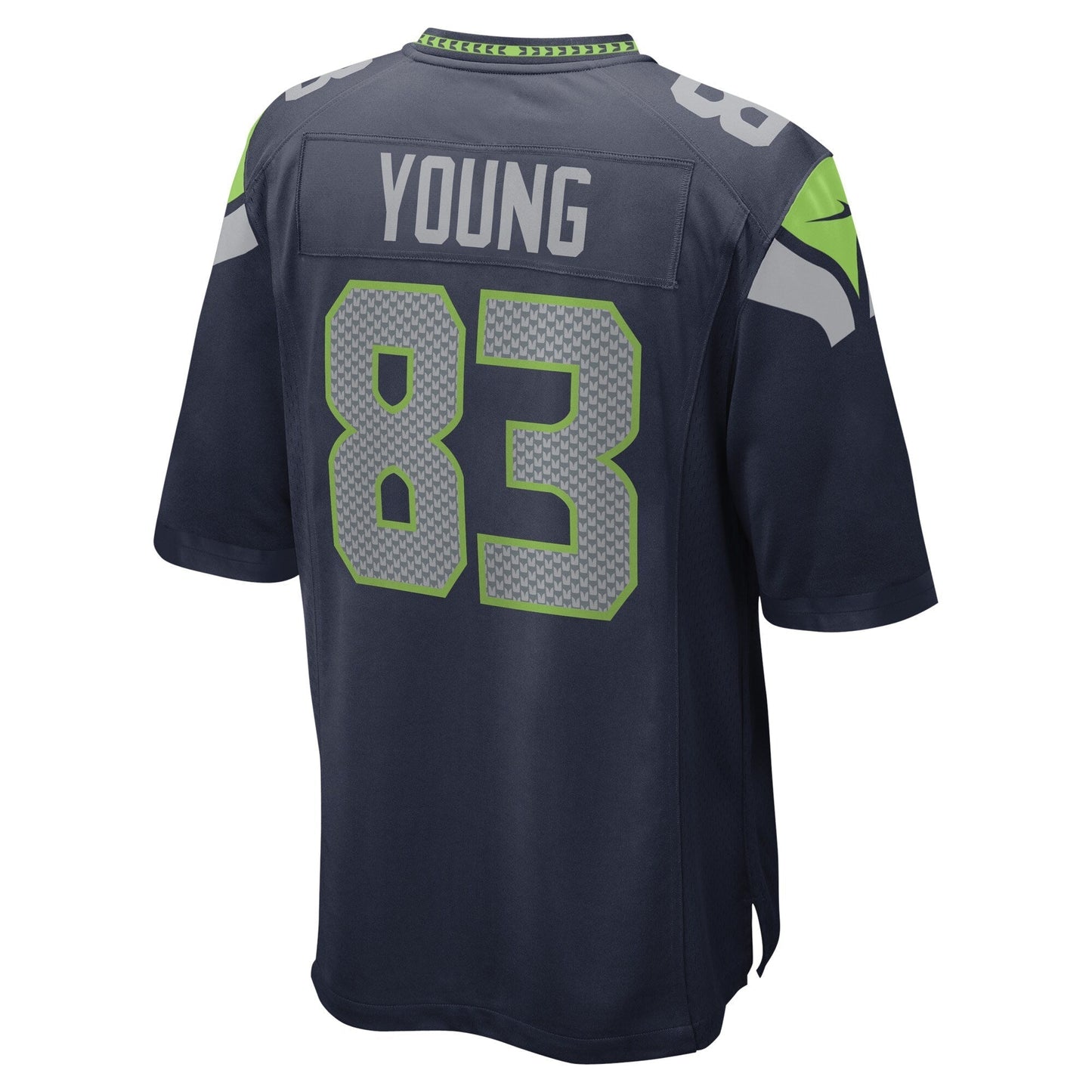 Dareke Young Seattle Seahawks Game Jersey - College Navy
