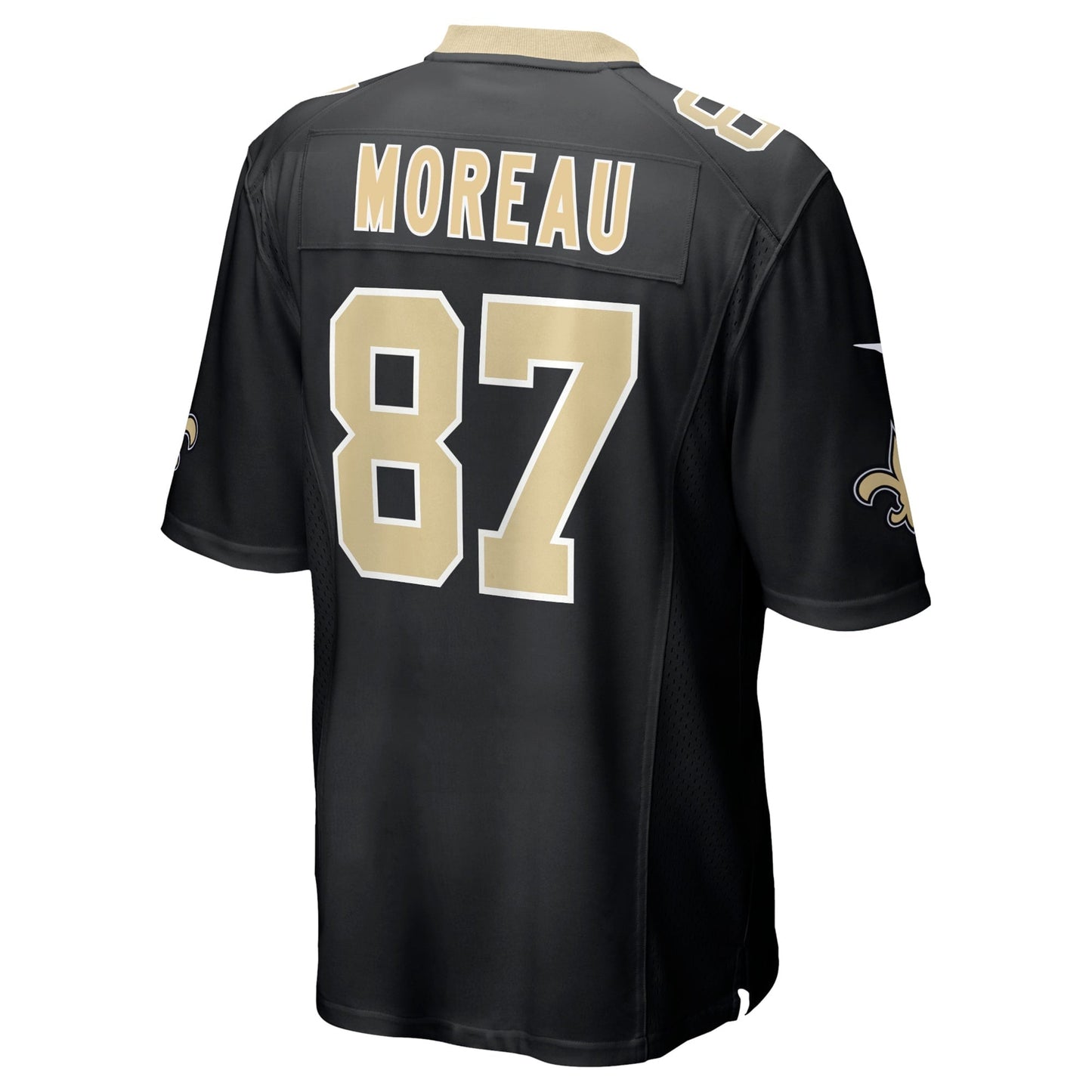 Foster Moreau New Orleans Saints Game Jersey - Black