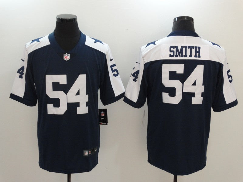 Men's Dallas Cowboys Jaylon Smith Navy Alternate Fashion Game Jersey