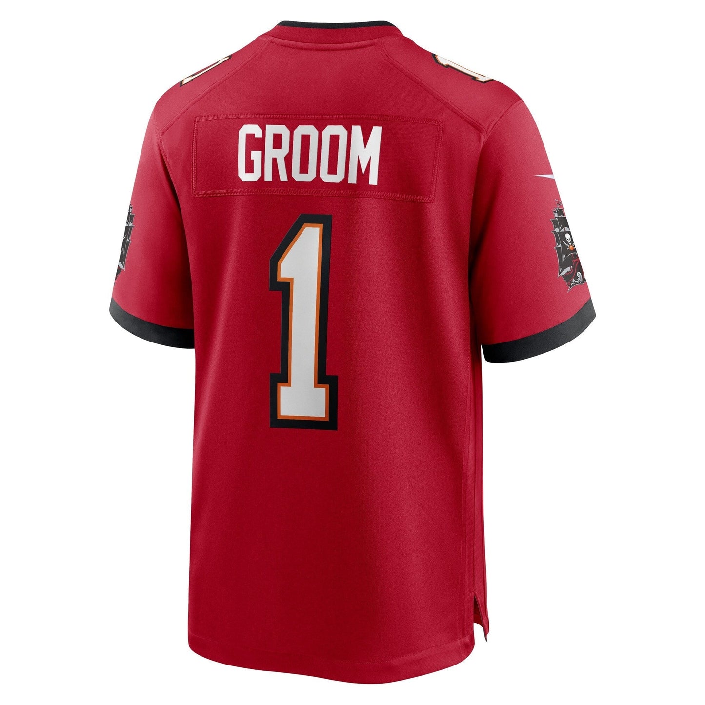Number 1 Groom Tampa Bay Buccaneers Game Jersey - Red
