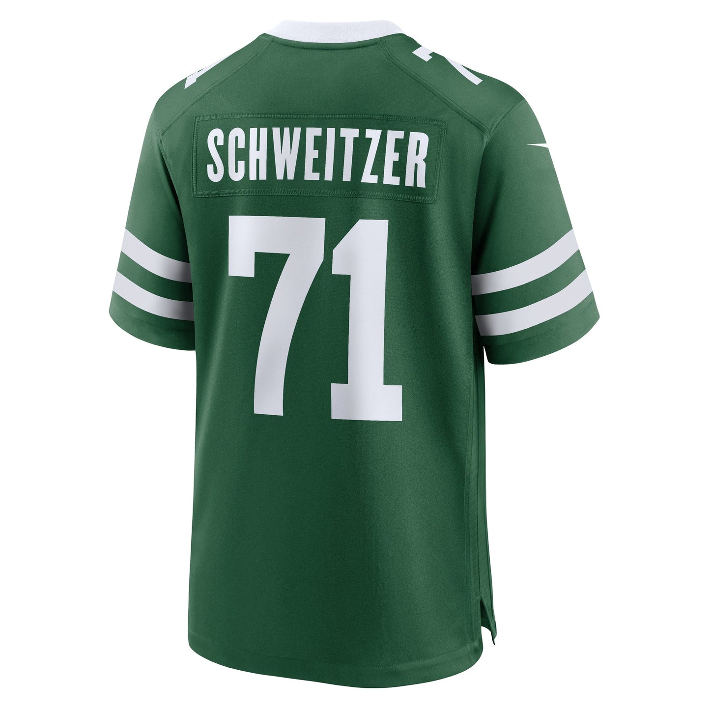 Wes Schweitzer New York Jets Team Game Jersey - Legacy Green