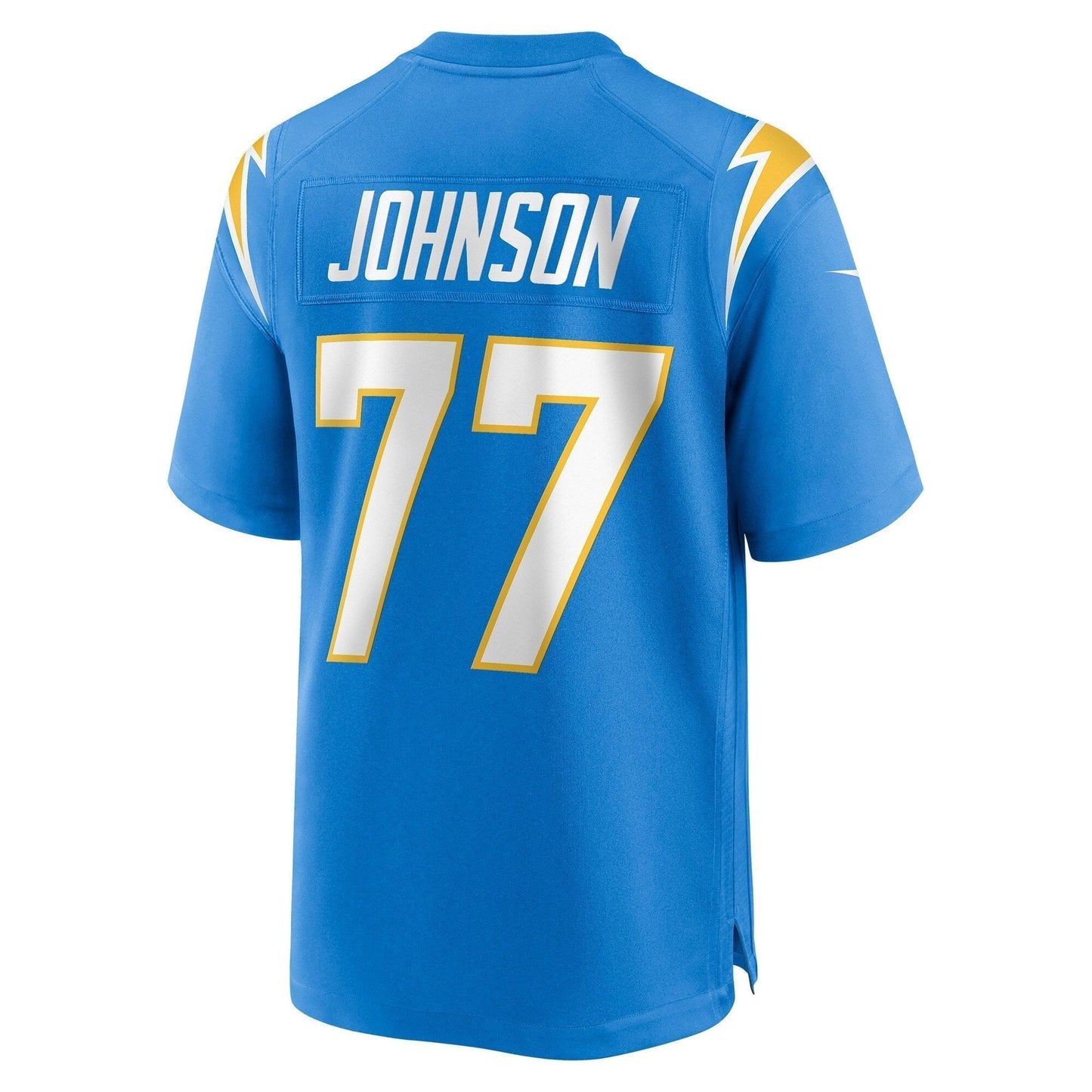 Zion Johnson Los Angeles Chargers Game Jersey - Powder Blue
