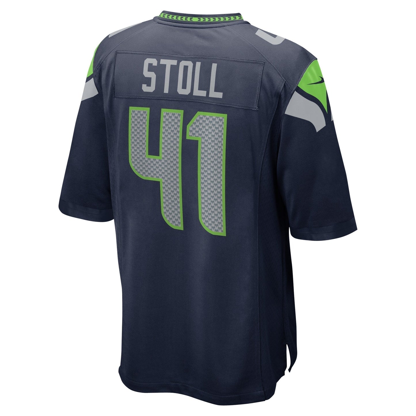 Chris Stoll Seattle Seahawks Game Jersey - College Navy