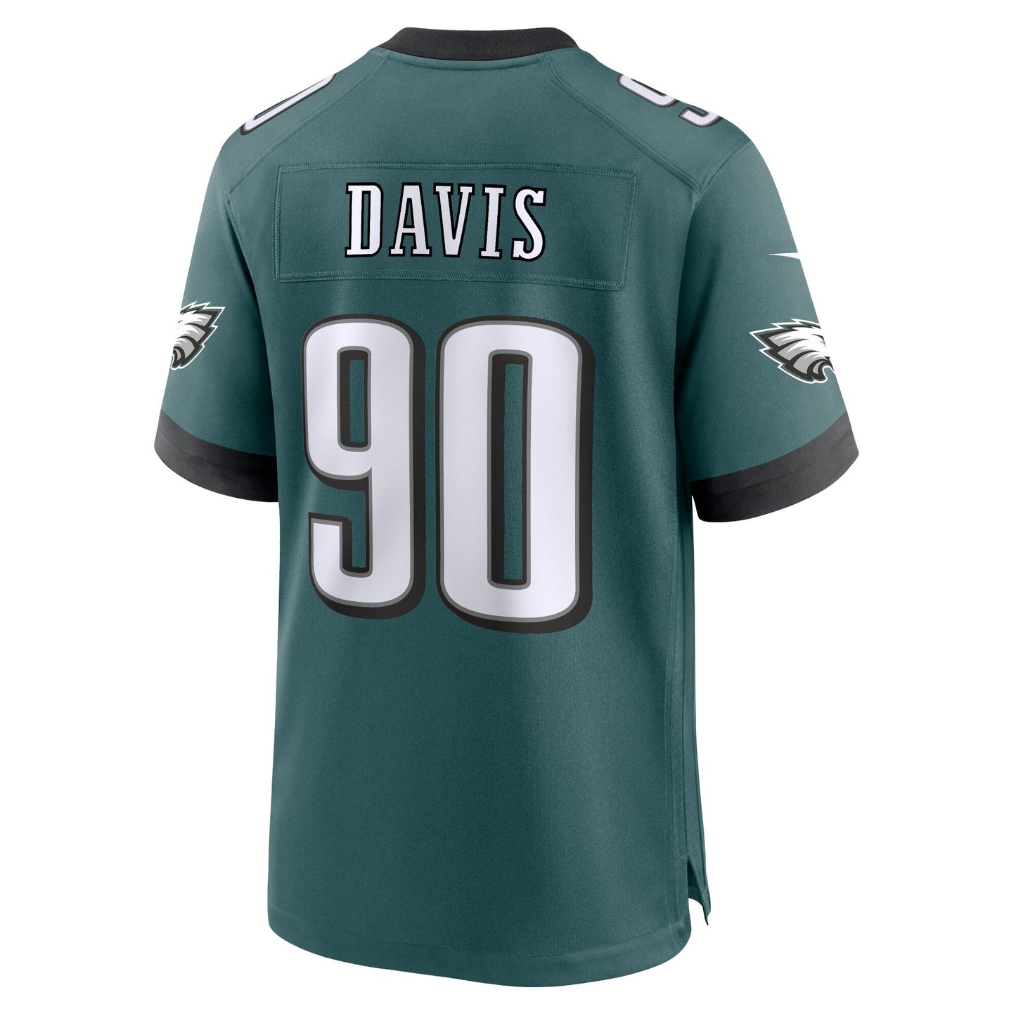 Jordan Davis Philadelphia Eagles Team Game Jersey - Midnight Green