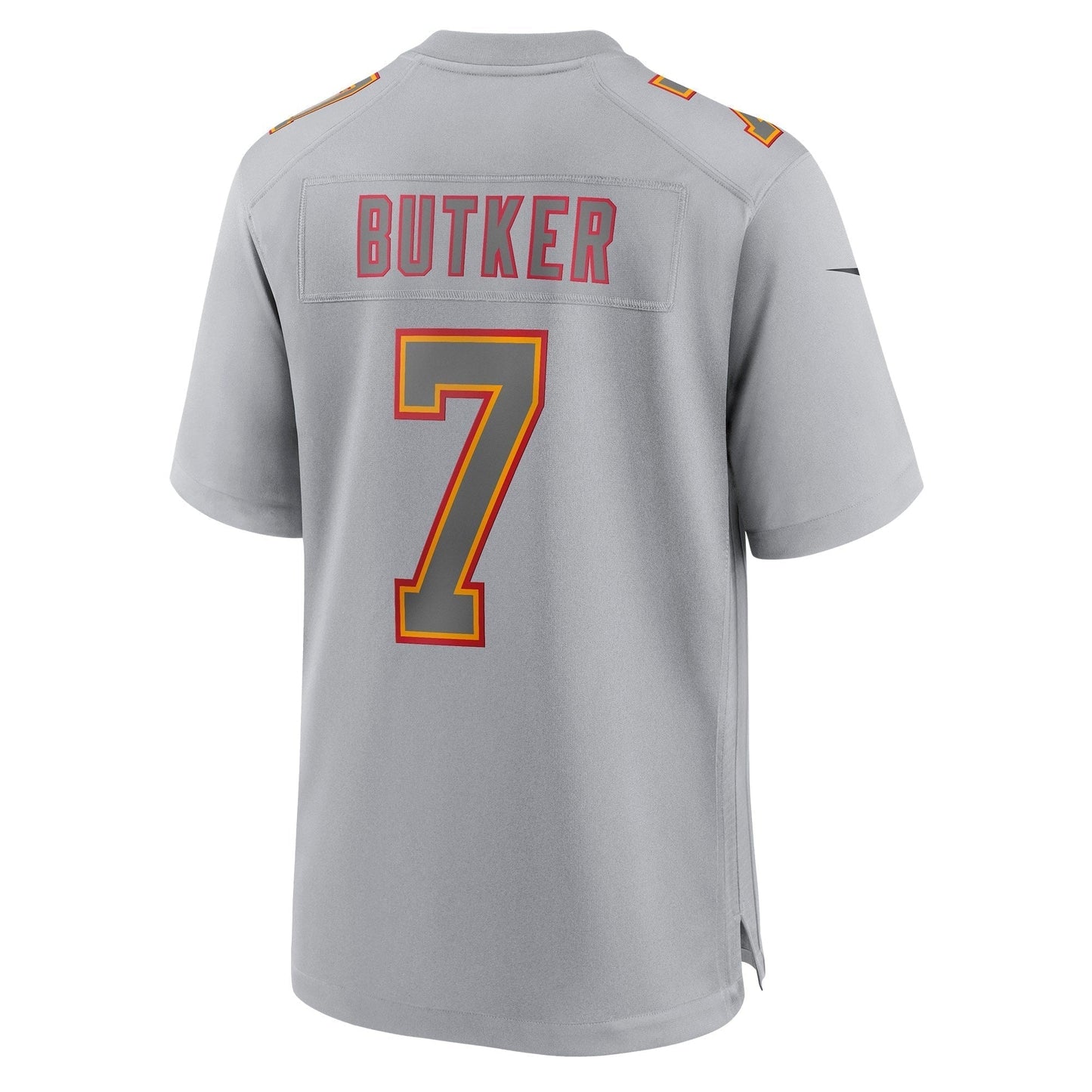 Harrison Butker Kansas City Chiefs Super Bowl LVII Patch Atmosphere Fashion Game Jersey - Gray