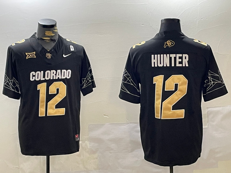 Men's Colorado Buffaloes Buffs Hunter Black Game Jersey