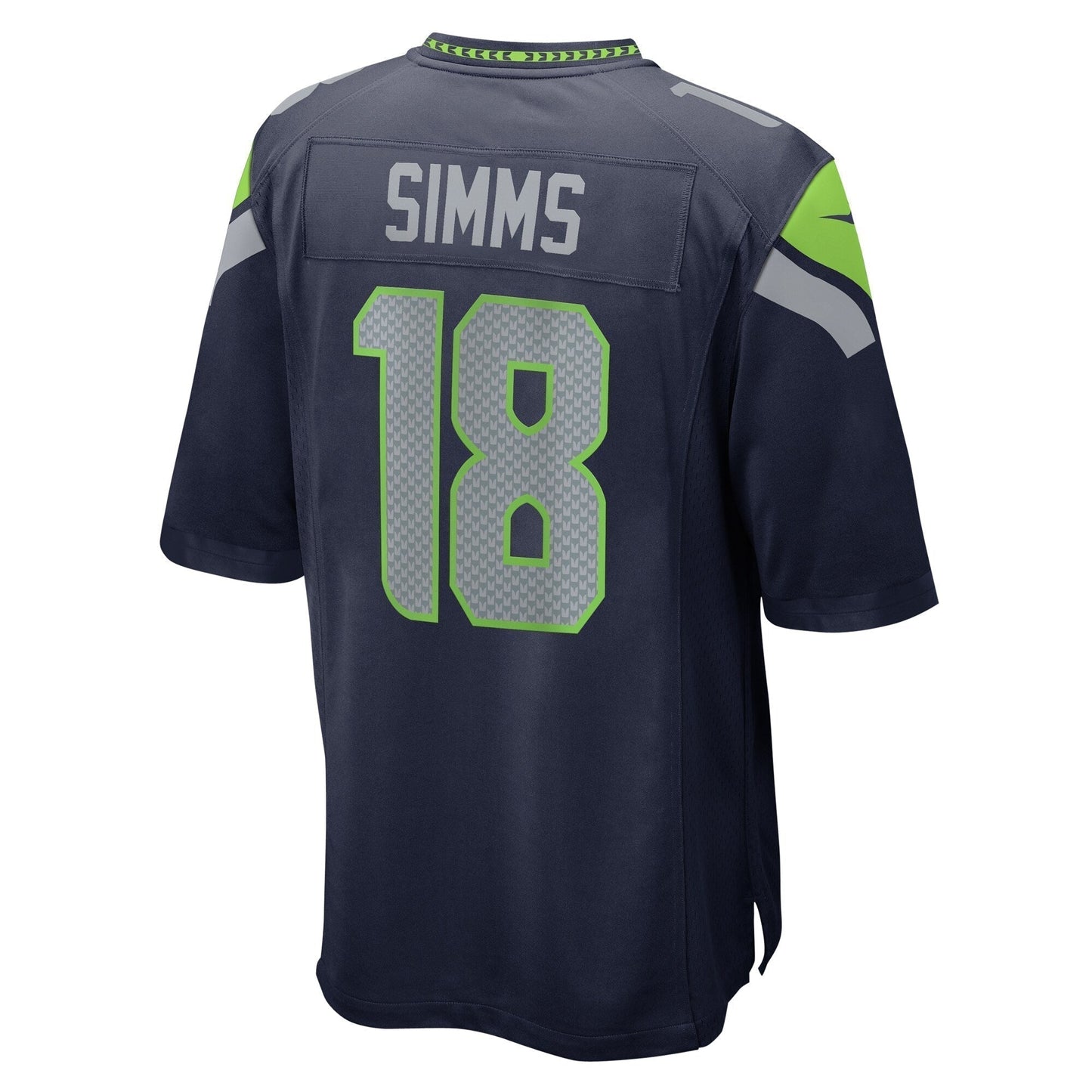 Marcus Simms Seattle Seahawks Game Jersey - College Navy