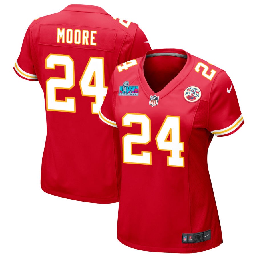 Skyy Moore Kansas City Chiefs Women's Super Bowl LVII Game Jersey - Red