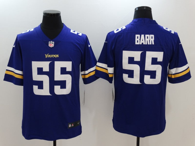 Men's Minnesota Vikings Anthony Barr Purple Game Jersey