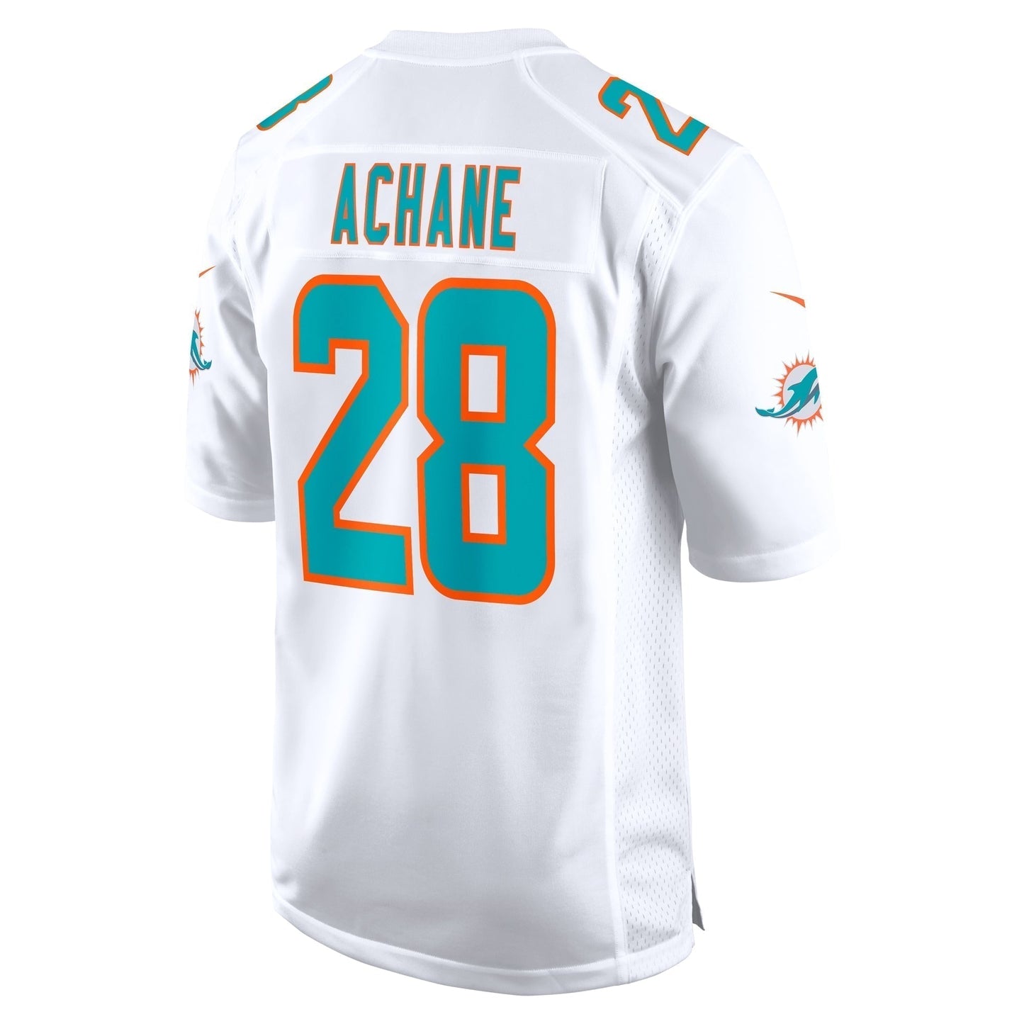 Devon Achane Miami Dolphins Game Jersey - White
