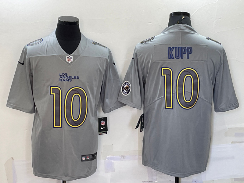 Men's Los Angeles Rams Cooper Kupp Gray Atmosphere Fashion Game Jersey