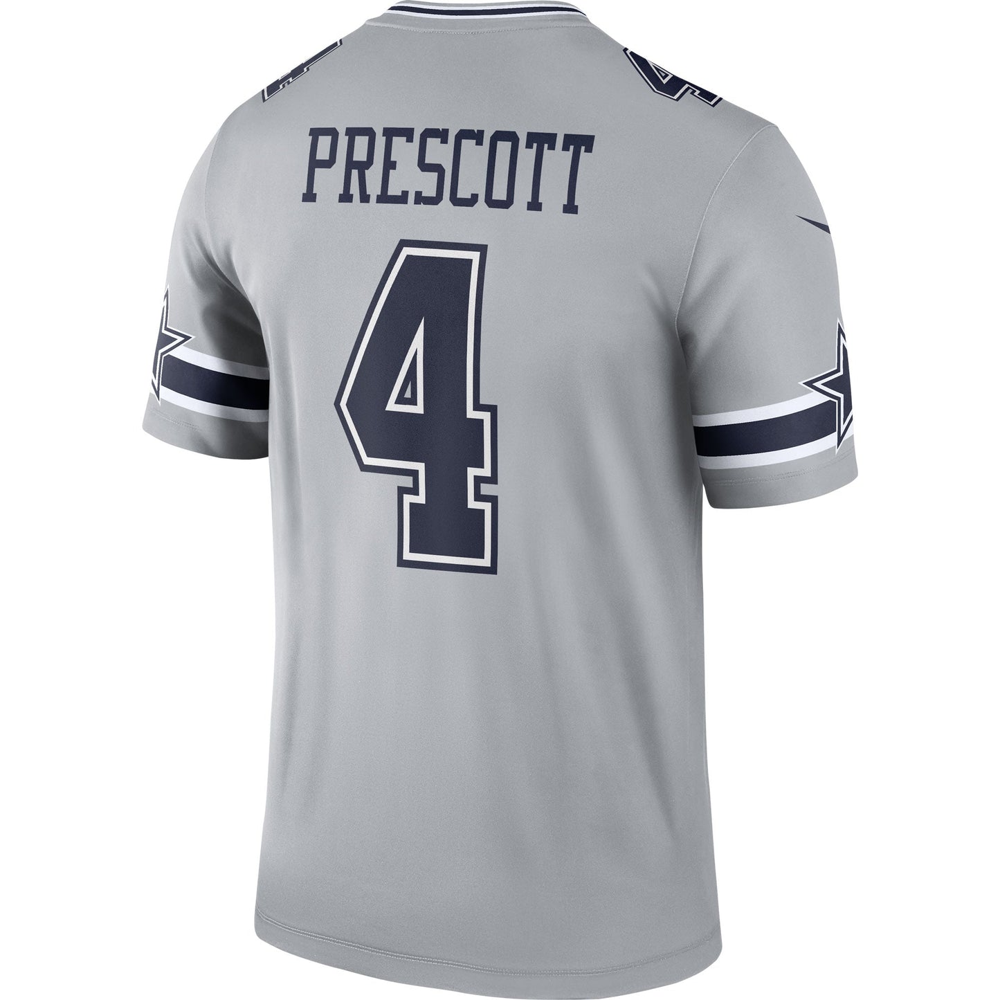 Dak Prescott Dallas Cowboys Inverted Legend Jersey - Gray