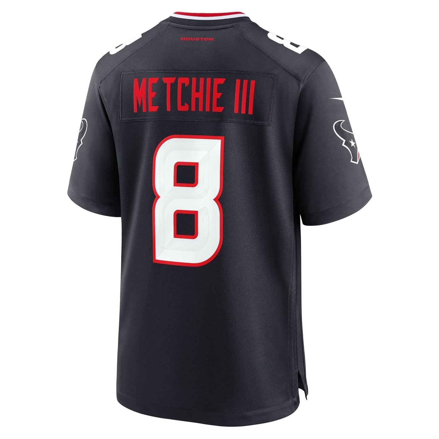 John Metchie III Houston Texans Team Game Jersey - Navy