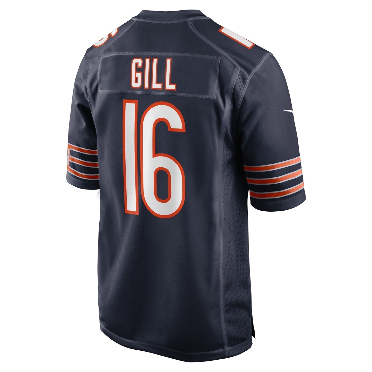 Trenton Gill Chicago Bears Game Jersey - Navy