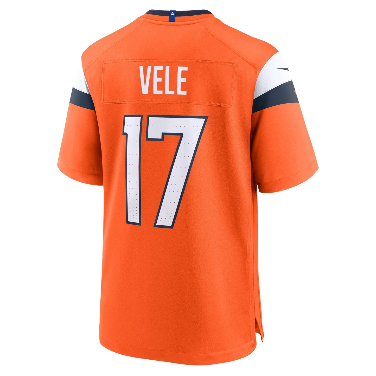 Devaughn Vele Denver Broncos Team Game Jersey - Orange