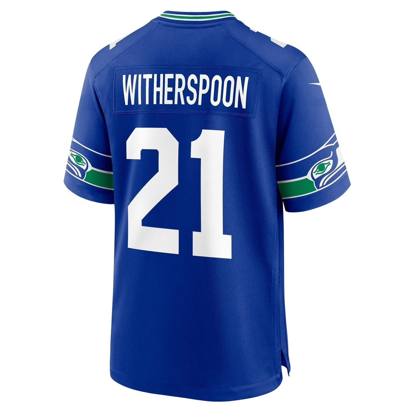 Devon Witherspoon Seattle Seahawks Throwback Game Jersey - Royal