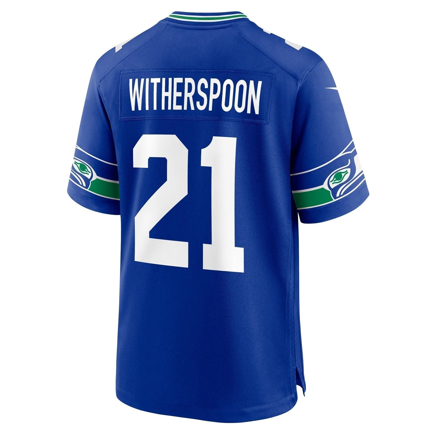 Devon Witherspoon Seattle Seahawks Throwback Game Jersey - Royal
