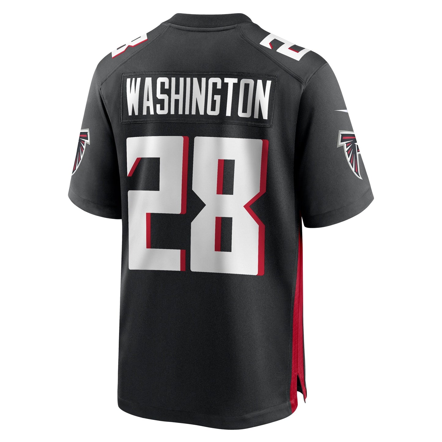 Carlos Washington Atlanta Falcons Game Jersey - Black