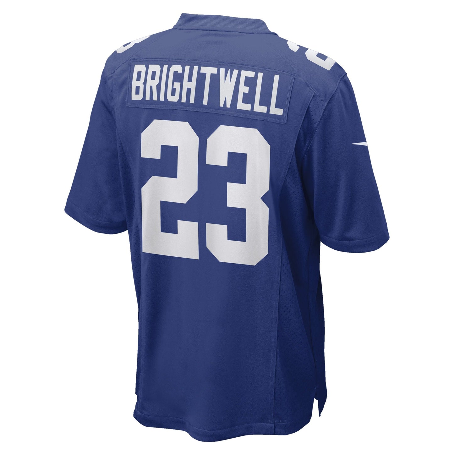 Gary Brightwell New York Giants Team Game Jersey - Royal