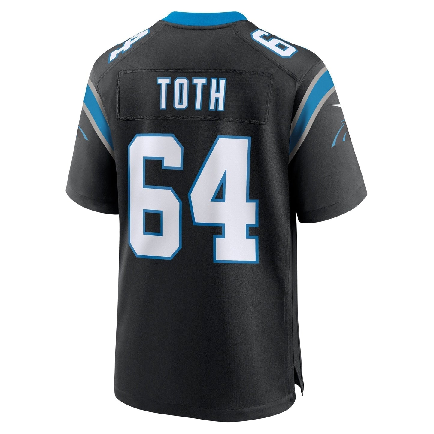 Brett Toth Carolina Panthers Game Jersey - Black