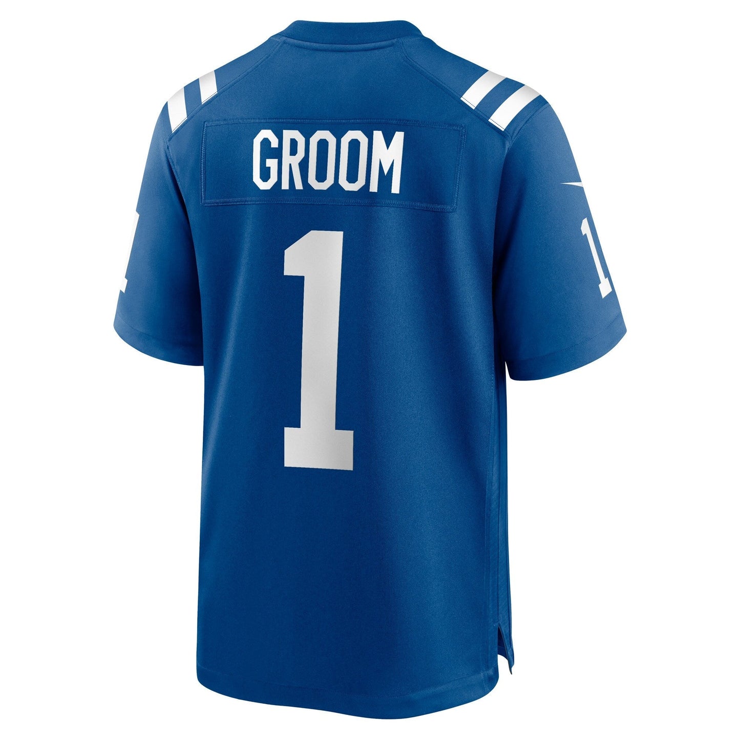 Number 1 Groom Indianapolis Colts Game Jersey - Royal