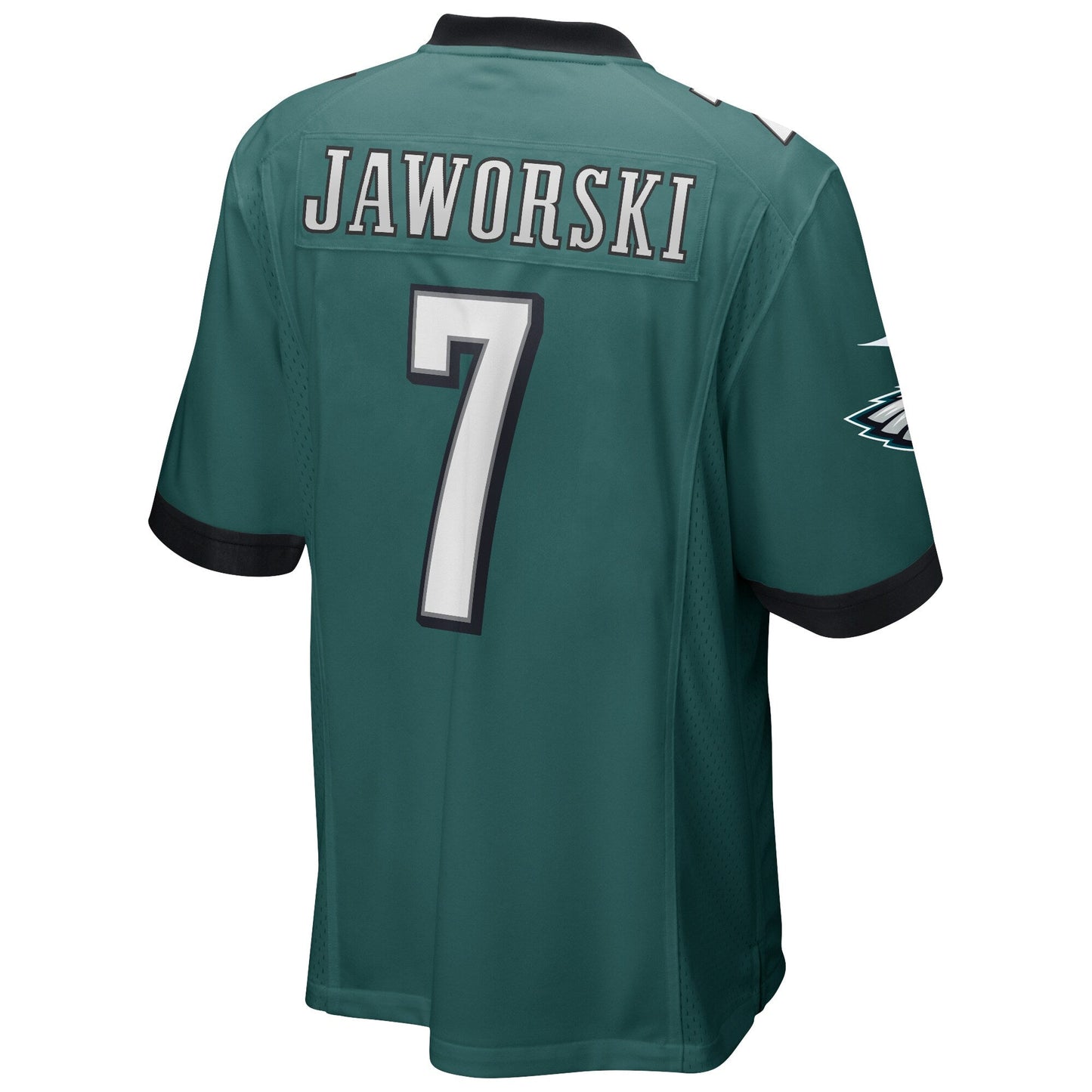 Ron Jaworski Philadelphia Eagles Game Retired Jersey - Midnight Green