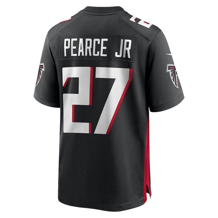 Men's Atlanta Falcons James Pearce Jr. Black 2025 NFL Draft First Round Pick Game Player Jersey