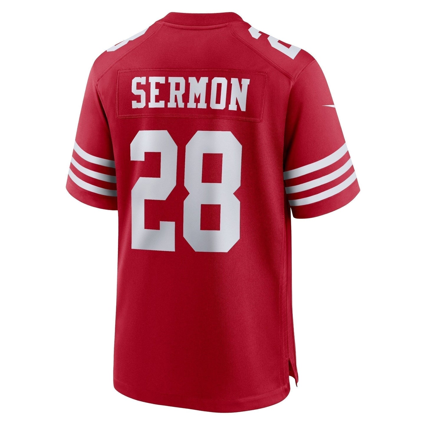 Trey Sermon San Francisco 49ers Game Jersey - Scarlet