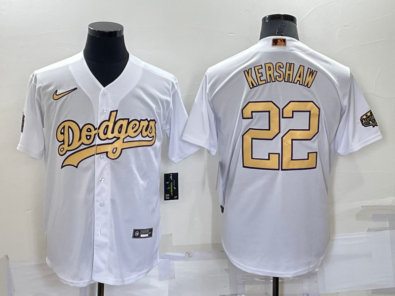 Men's Los Angeles Dodgers Clayton Kershaw White Alternate Game Jersey