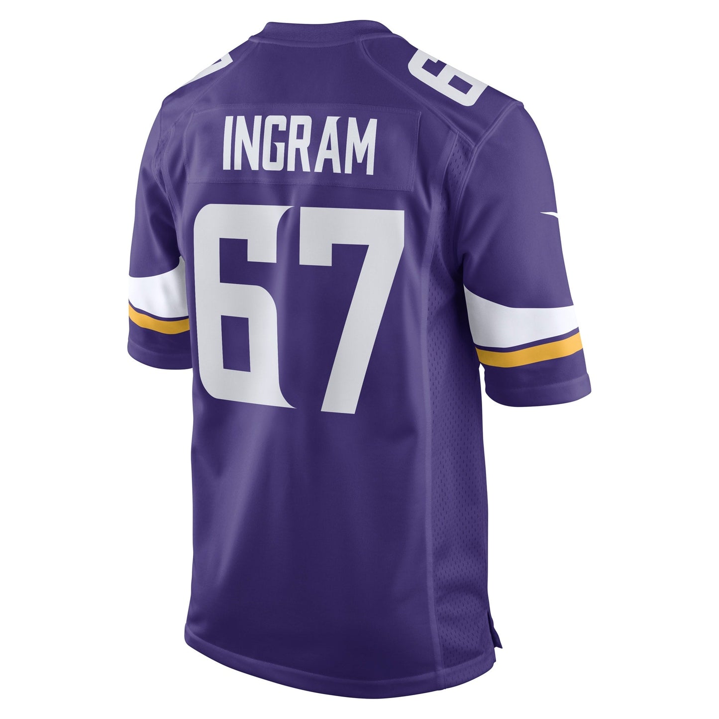 Ed Ingram Minnesota Vikings Game Jersey - Purple