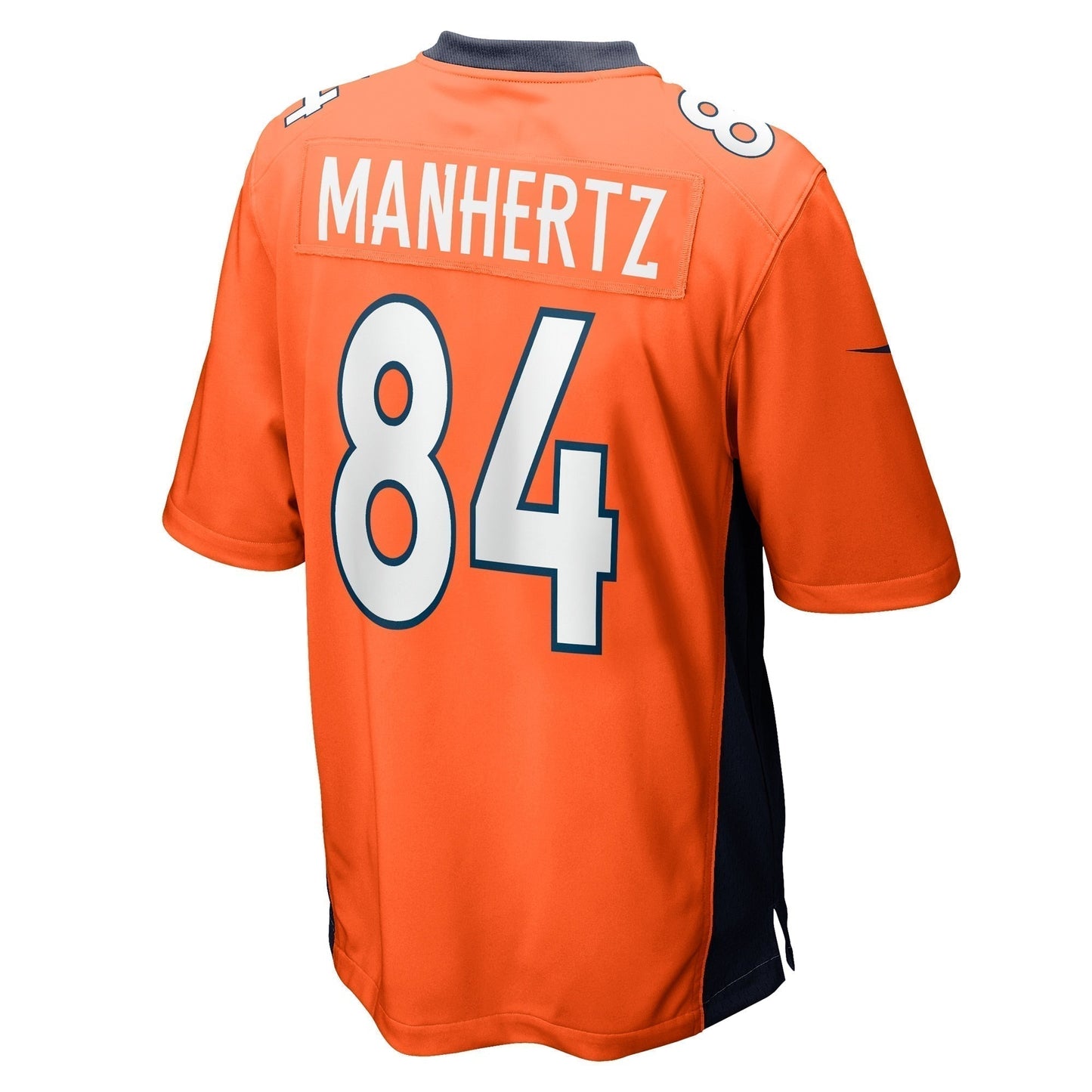 Chris Manhertz Denver Broncos Game Jersey - Orange