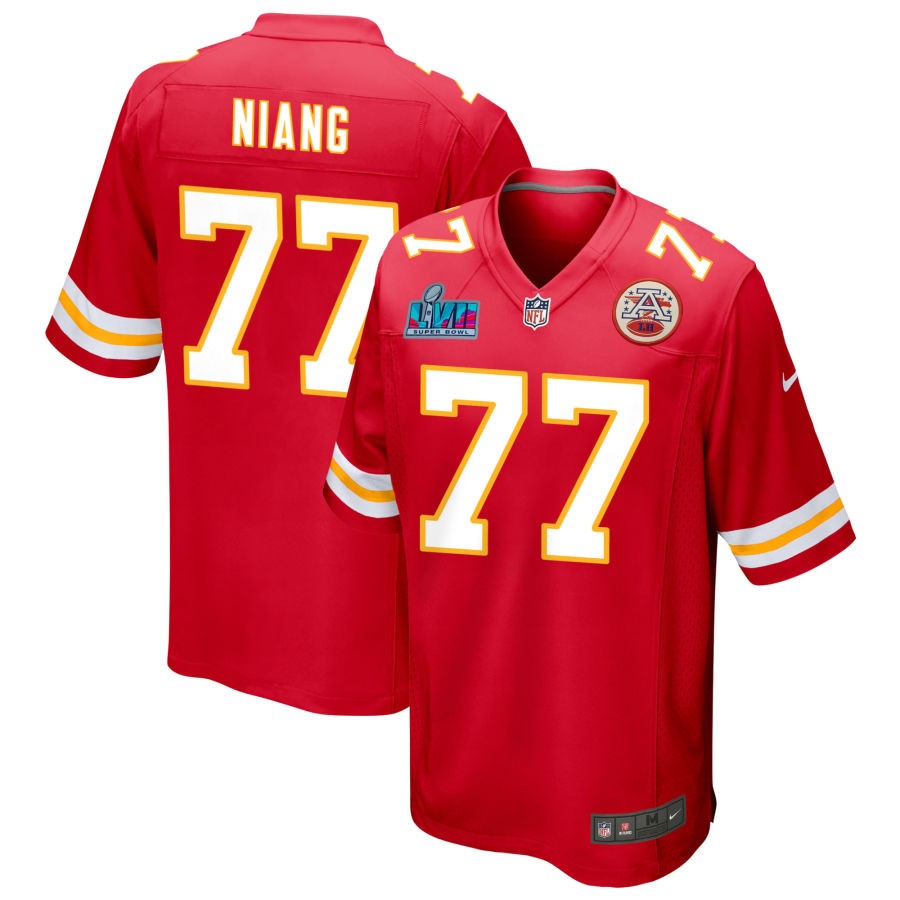 Lucas Niang Kansas City Chiefs Super Bowl LVII Game Jersey - Red