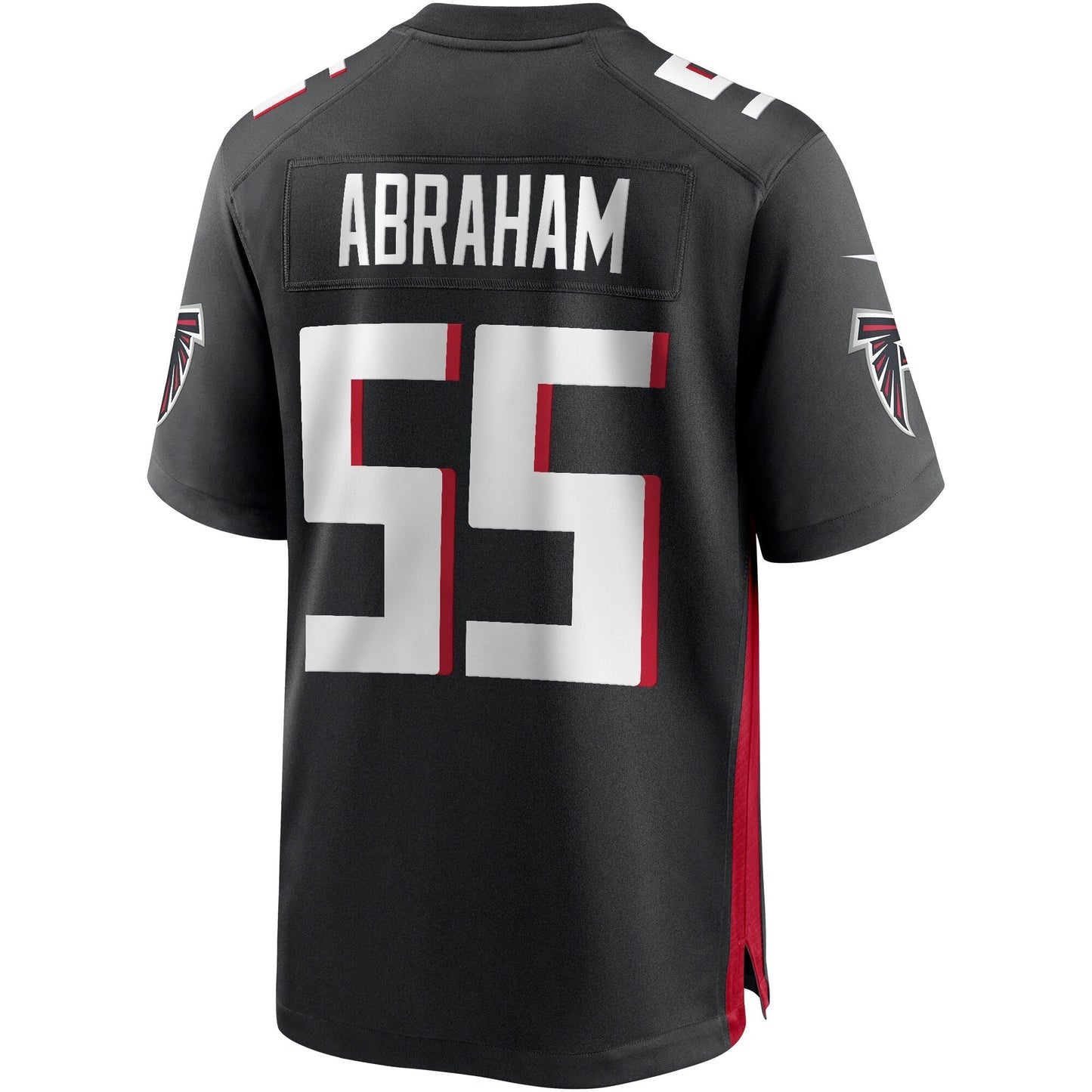 John Abraham Atlanta Falcons Game Retired Jersey - Black