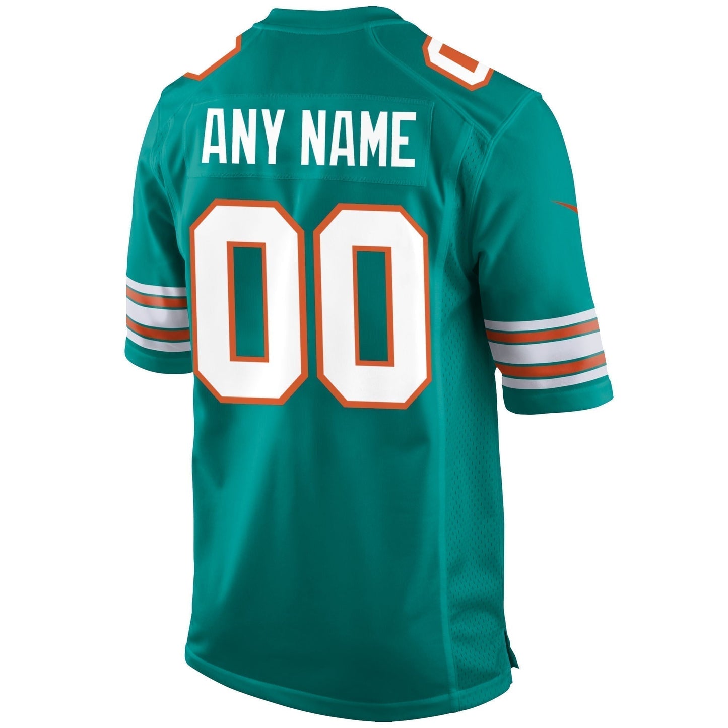 Miami Dolphins Alternate Custom Game Jersey - Aqua