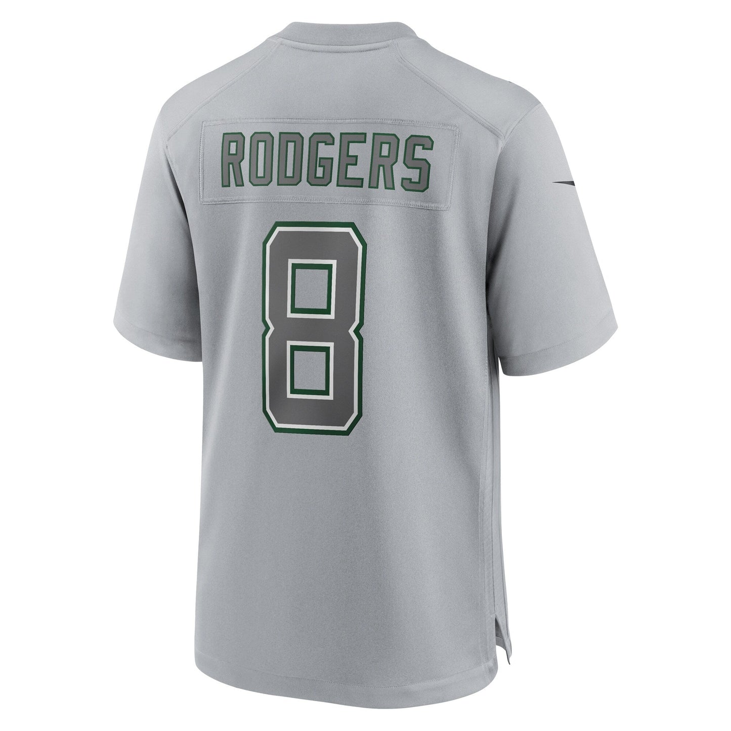 Aaron Rodgers New York Jets Atmosphere Fashion Game Jersey - Heather Gray