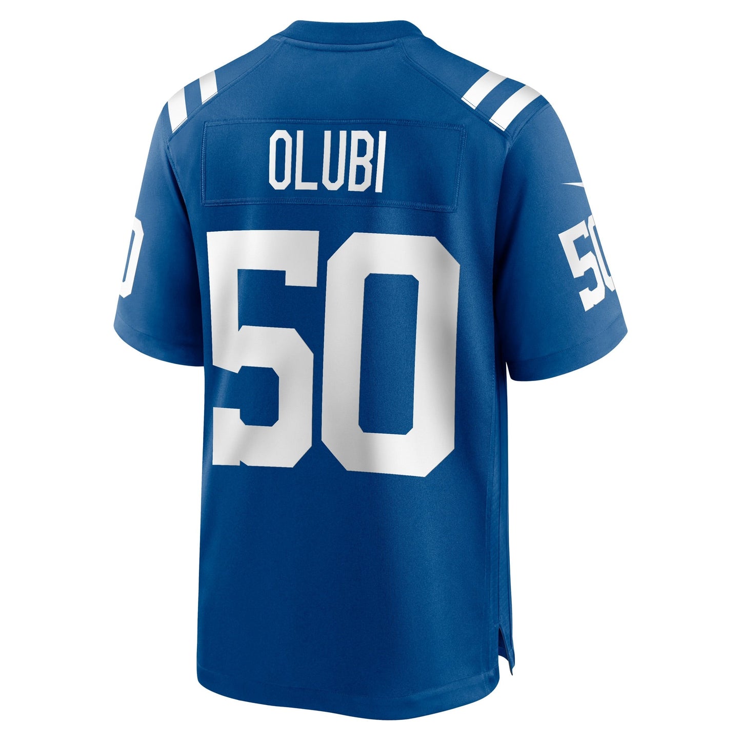 Segun Olubi Indianapolis Colts Game Jersey - Royal