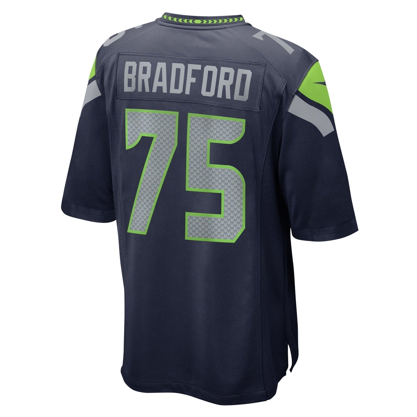 Anthony Bradford Seattle Seahawks Game Jersey - College Navy