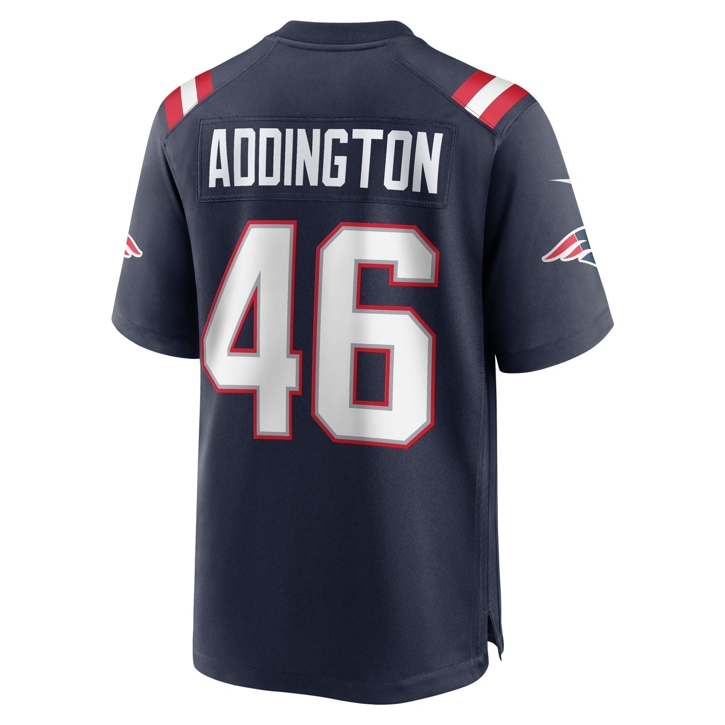 Tucker Addington New England Patriots Home Game Jersey - Navy