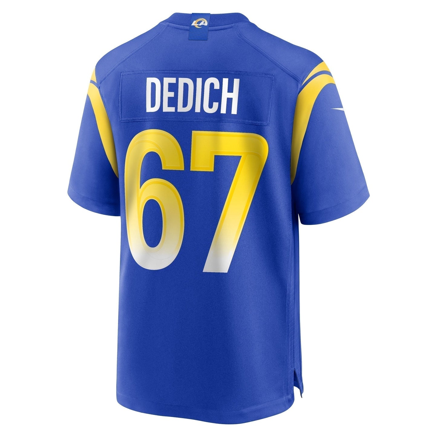 Justin Dedich Los Angeles Rams Game Jersey - Royal