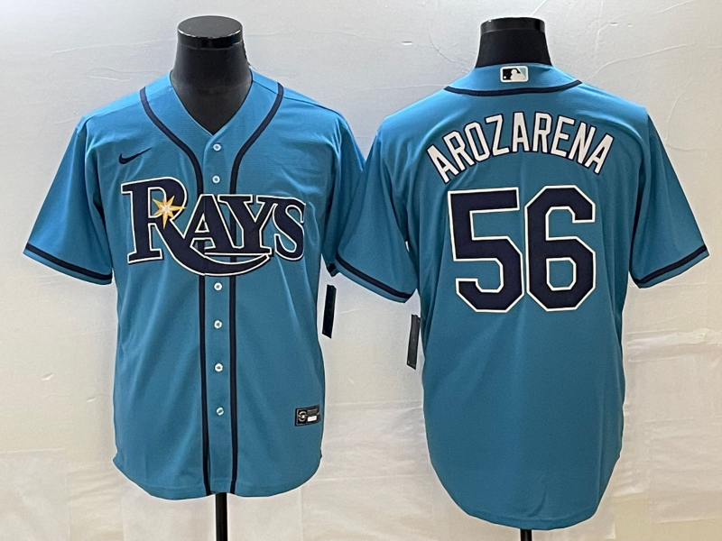 Men's Tampa Bay Rays Randy Arozarena Blue Replica Player Jersey