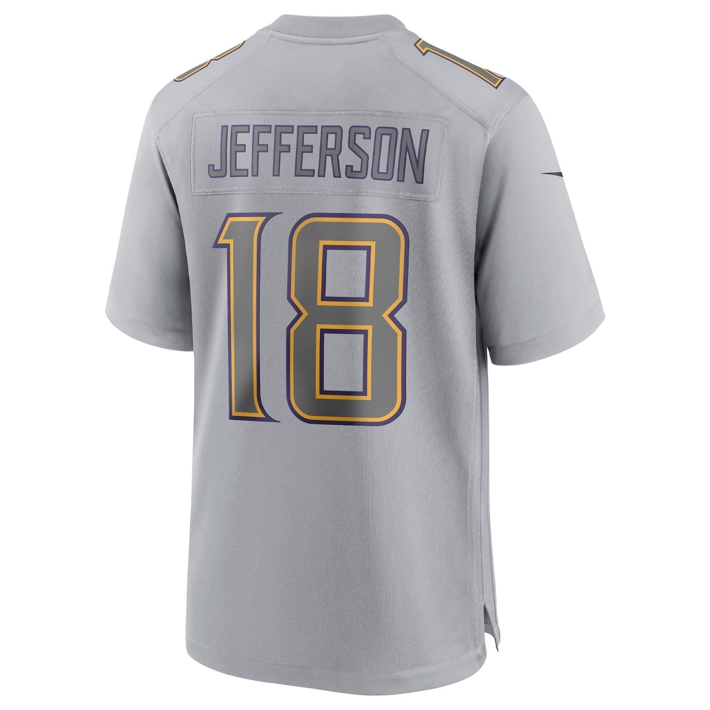 Justin Jefferson Minnesota Vikings Atmosphere Fashion Game Jersey - Gray