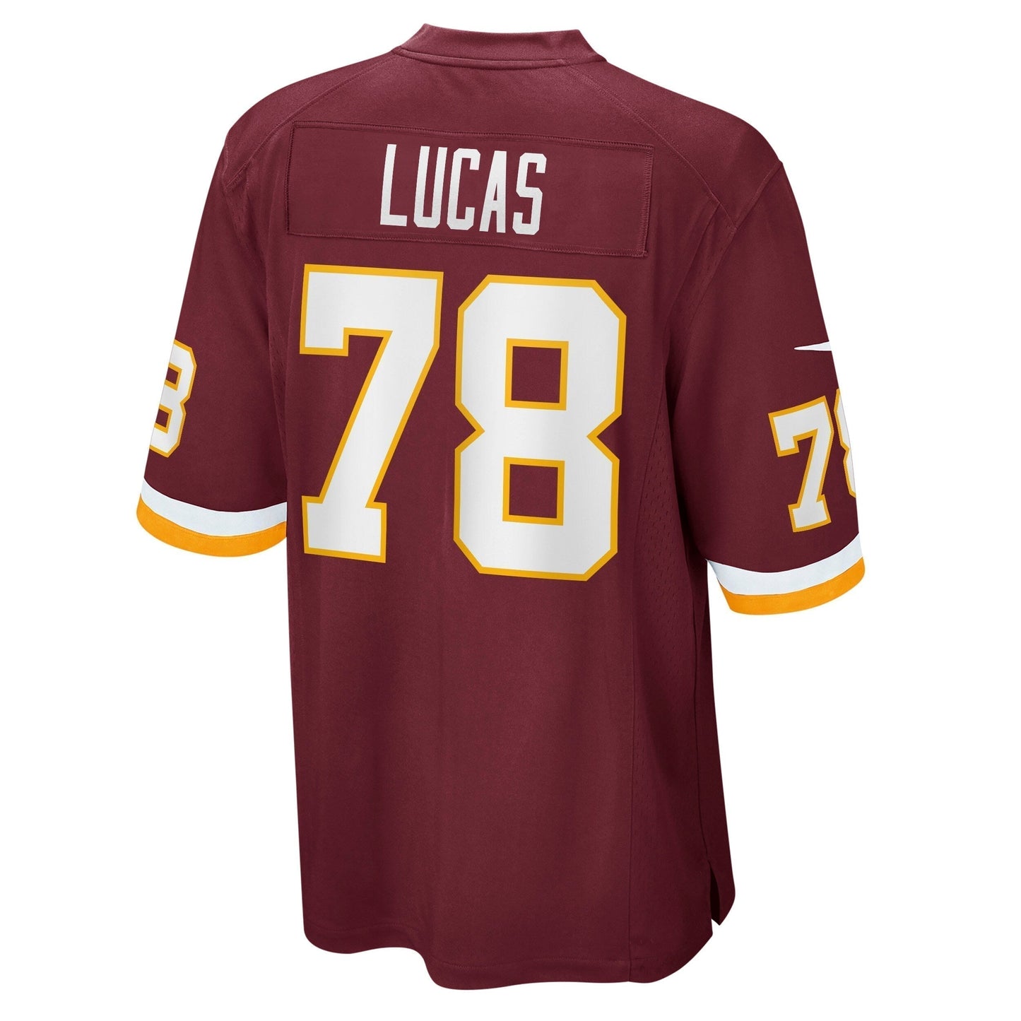 Cornelius Lucas Washington Football Team Game Jersey - Burgundy