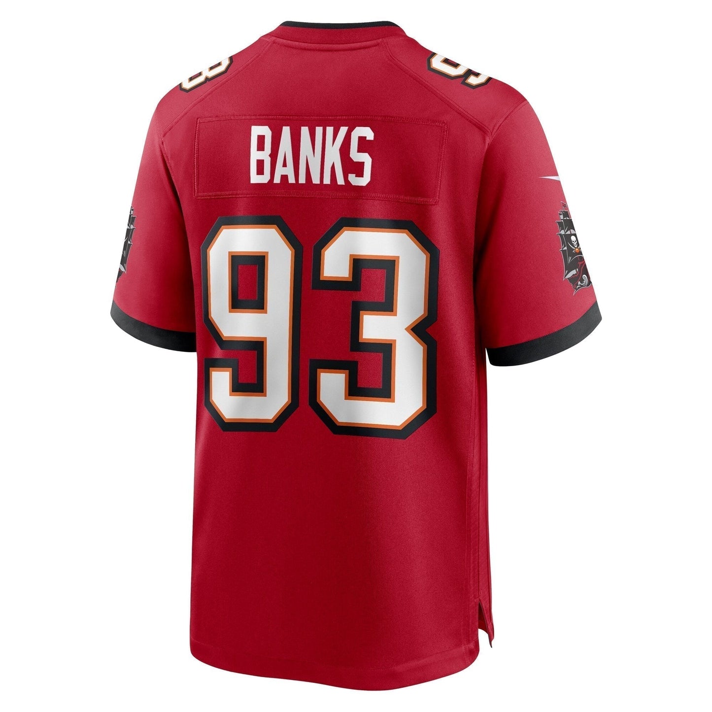 Eric Banks Tampa Bay Buccaneers Game Jersey - Red