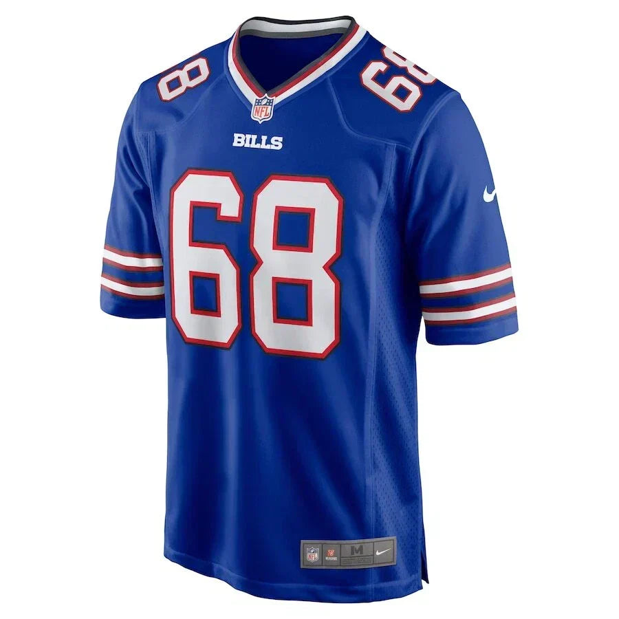 Buffalo Bills Tylan Grable #68 Men's Royal Blue Official NFL Game Jersey