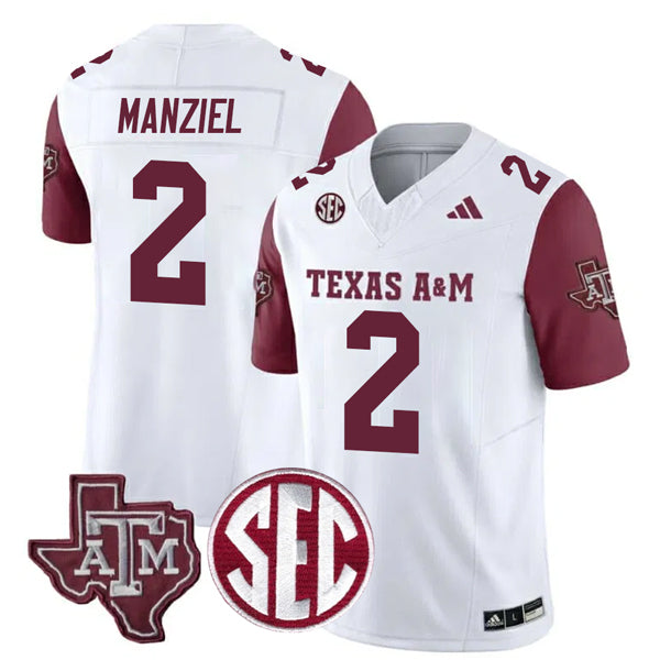 Johnny Manziel Texas A&M Aggies Football Alternate Jersey White