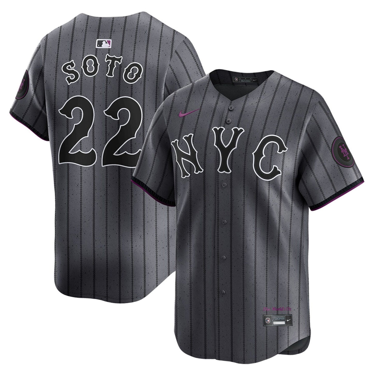 Juan Soto New York Mets Dark City Connect Limited Jersey Gray