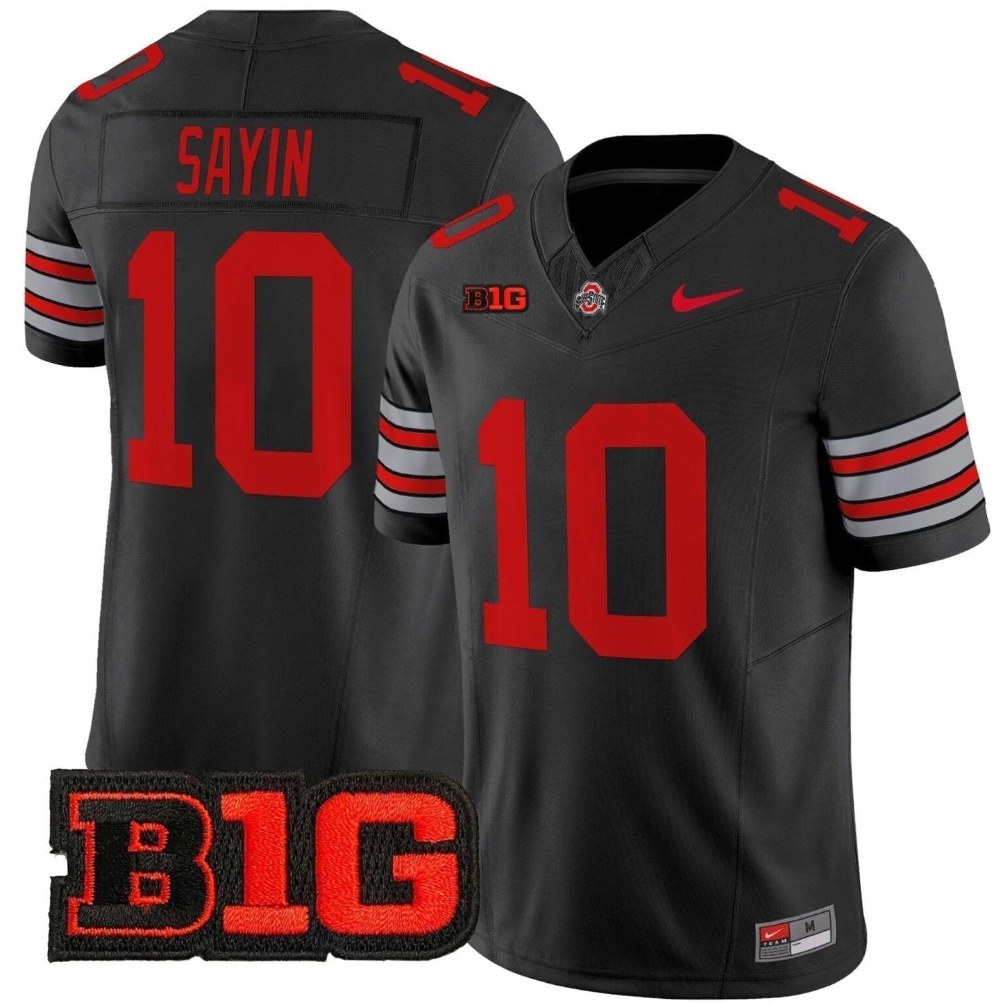 Julian Sayin Ohio State Buckeyes Jersey Black