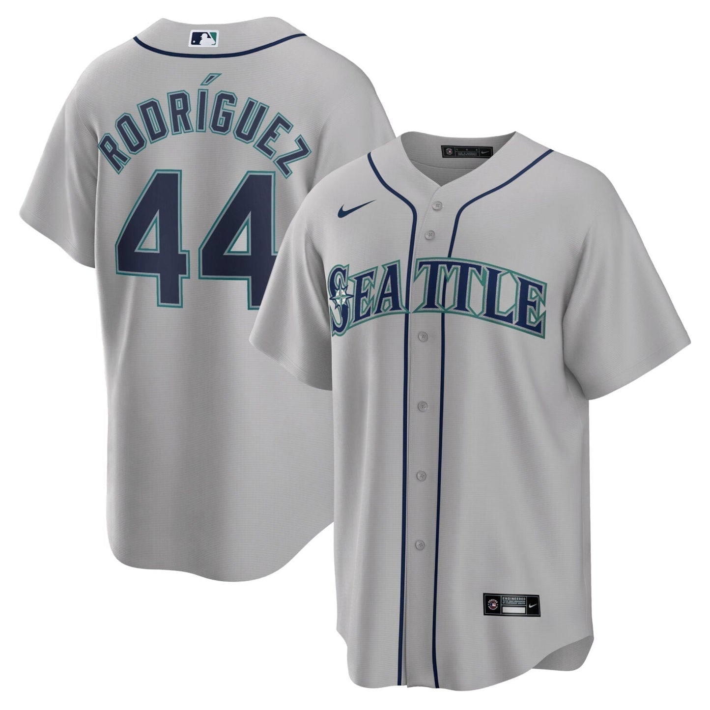 Julio Rodriguez Seattle Mariners Road Jersey Grey