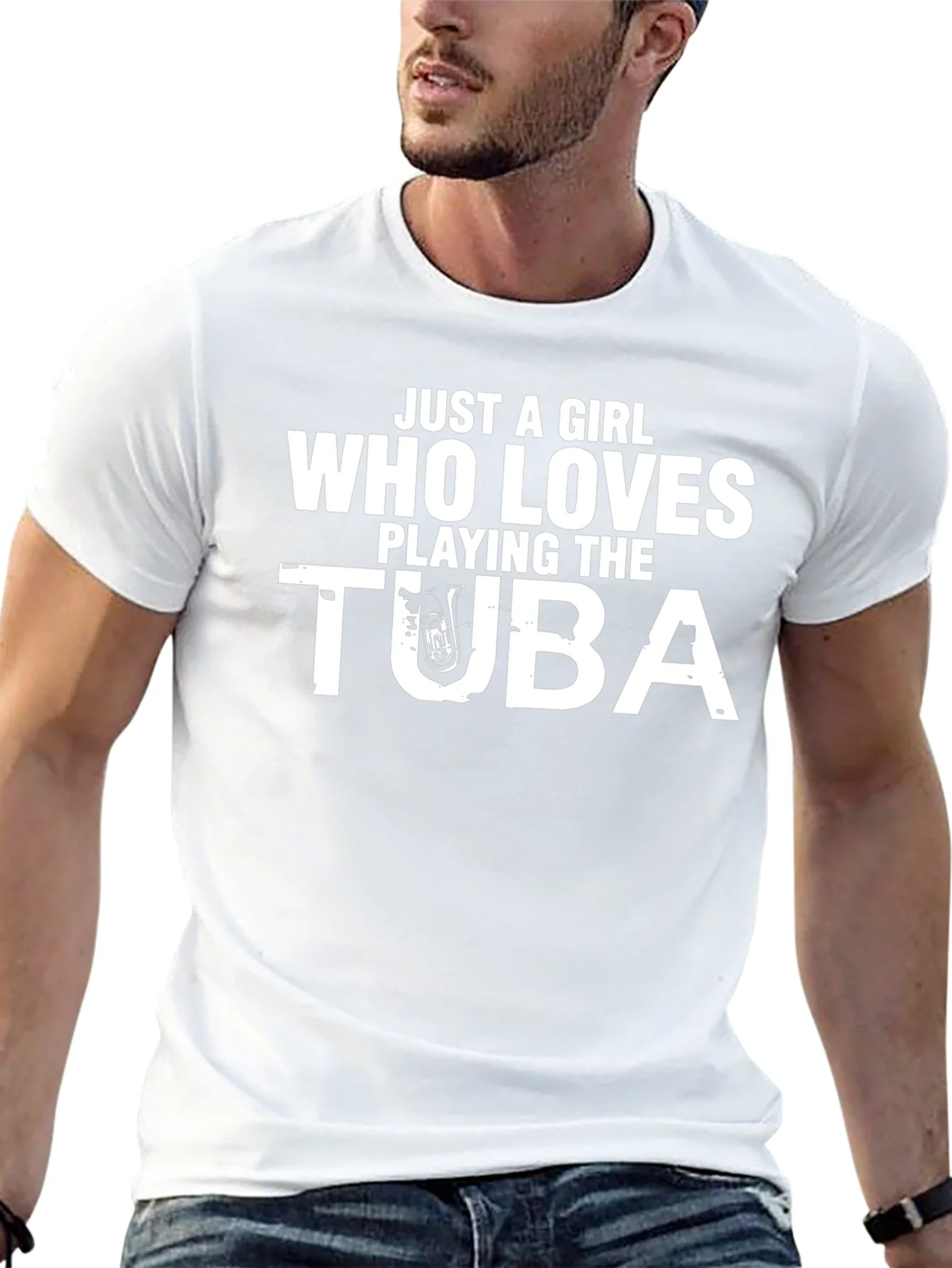 Just A Girl Who Loves Playing Tuba T-Shirt